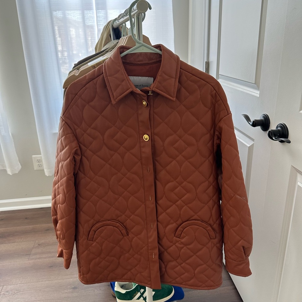 House of Sunny - Quilted Shirt Jacket - BRAND NEW